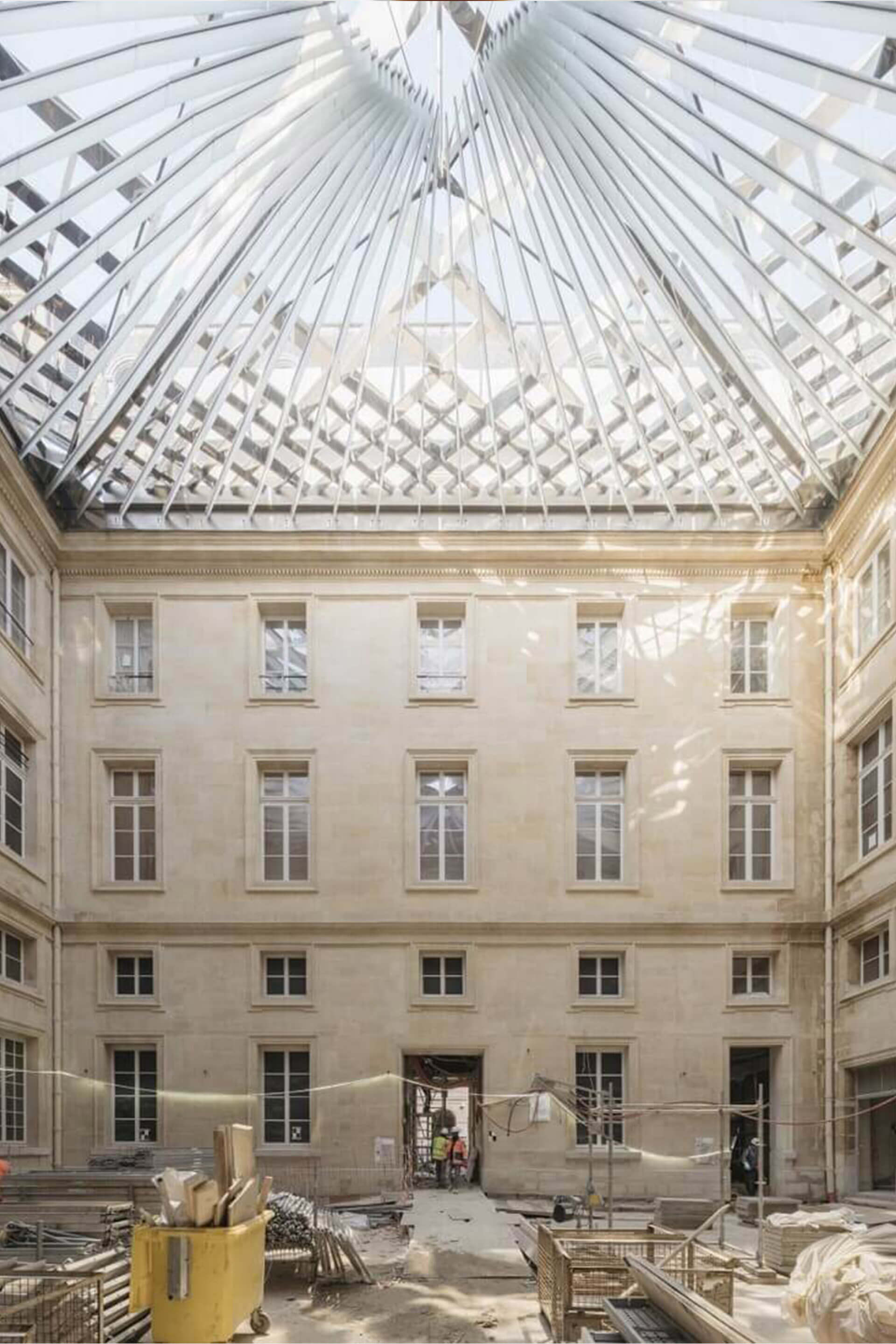 Hôtel de la Marine en travaux